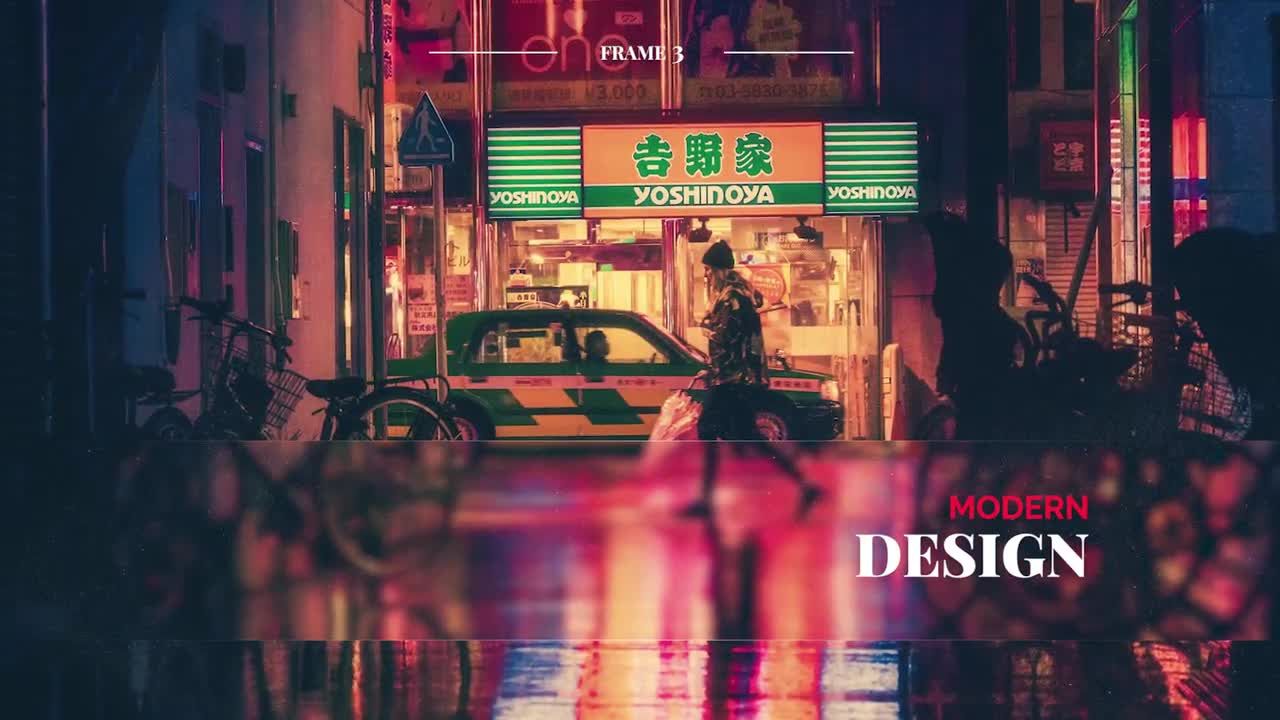 干净的文字动画首映幻灯片素材库精选pr模板