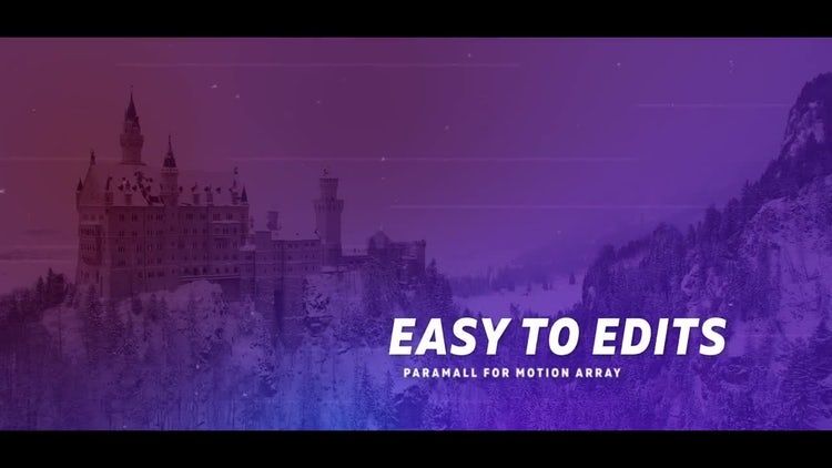 快速电影幻灯片素材库推荐PR模板