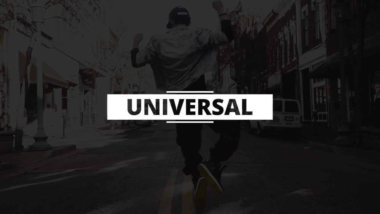 10个干净现代创意的全屏标题动画素材库推荐PR模板