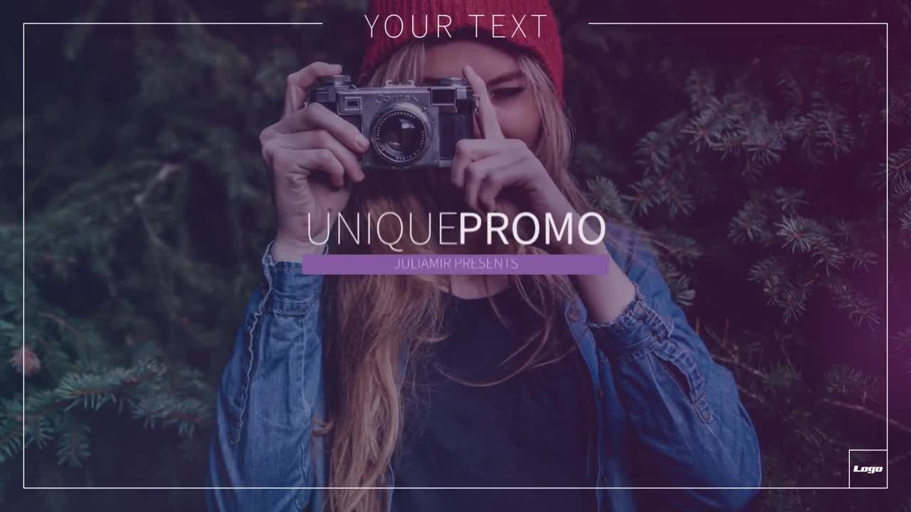 独特的公司业务演示宣传促销PR模板