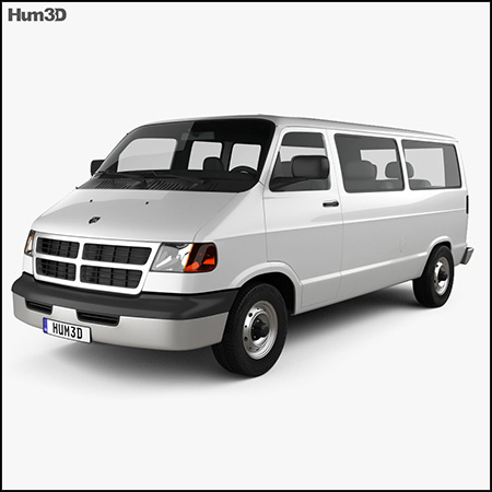 道奇货车Dodge Ram Van 1994 素材之家精选3D模型