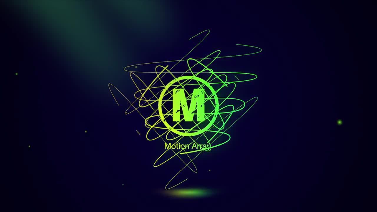 优雅的手绘标志显示素材库精选AE模板