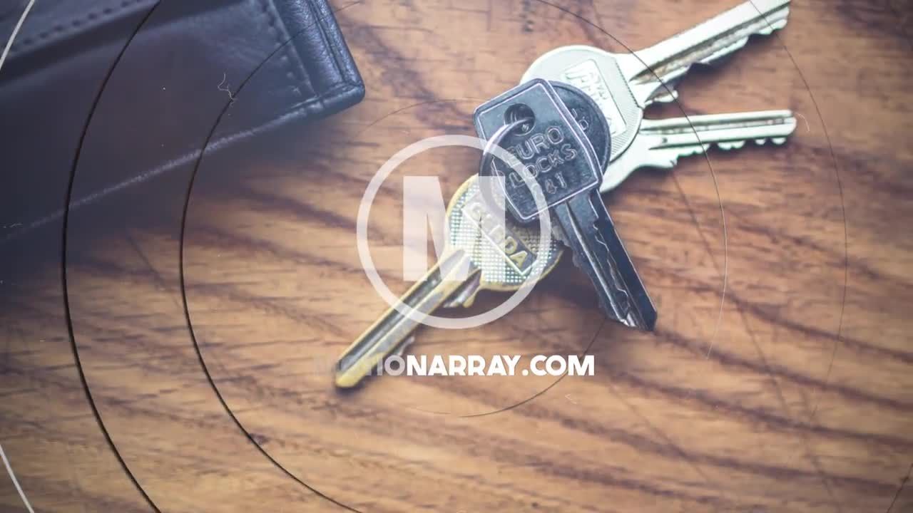 简约优雅的圆圈幻灯片照片展示素材库精选AE模板