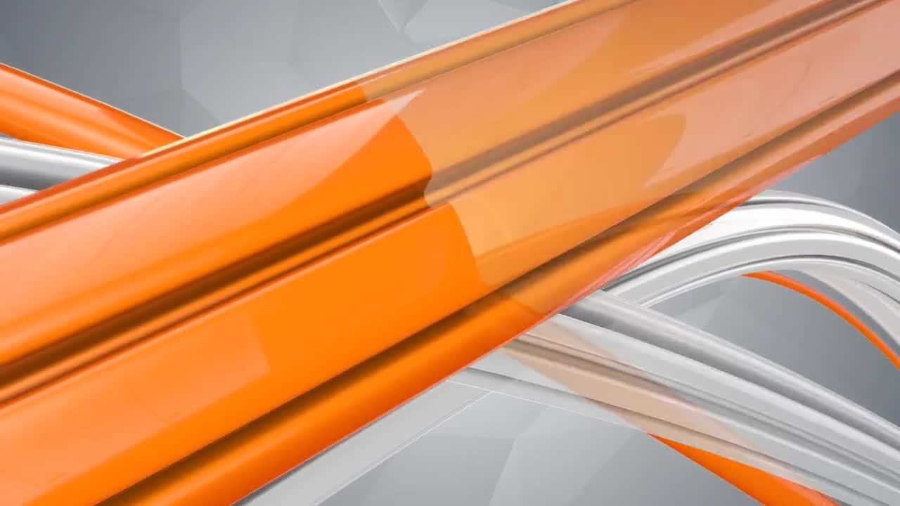 简单的3D线动态徽标动画素材库精选AE模板