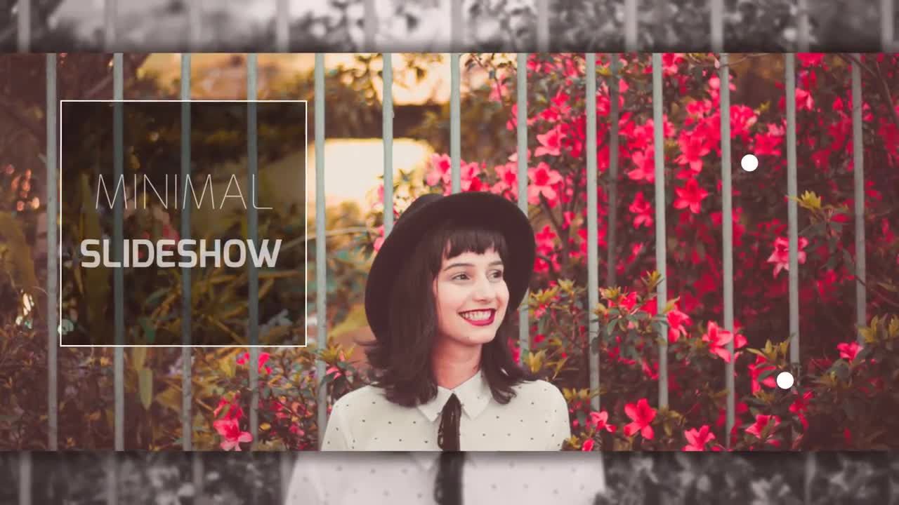 缓慢的电影风格最小开场幻灯片素材库精选AE模板