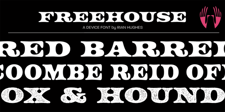 Freehouse Font Family素材之家精选英文字体