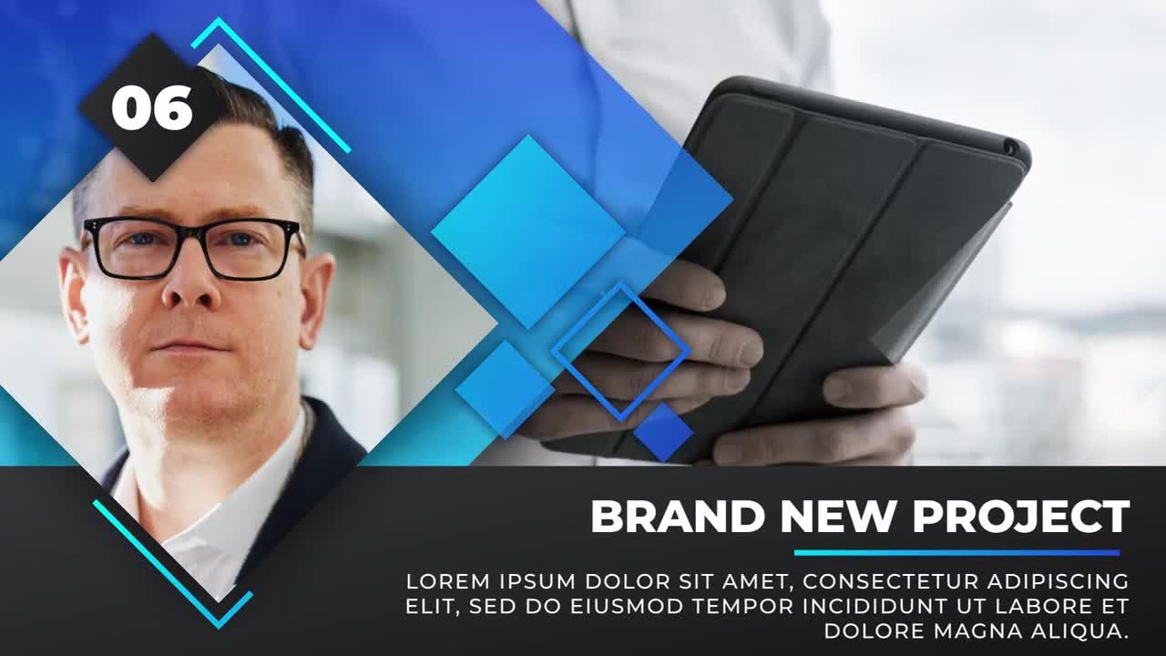 现代公司揭幕战素材库精选AE模板