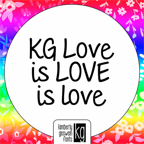 KG Love is LOVE is love font素材之家精选英文字体