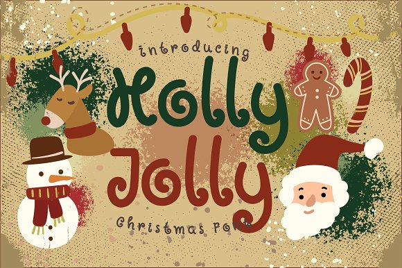 Holly Jolly Font素材之家精选英文字体