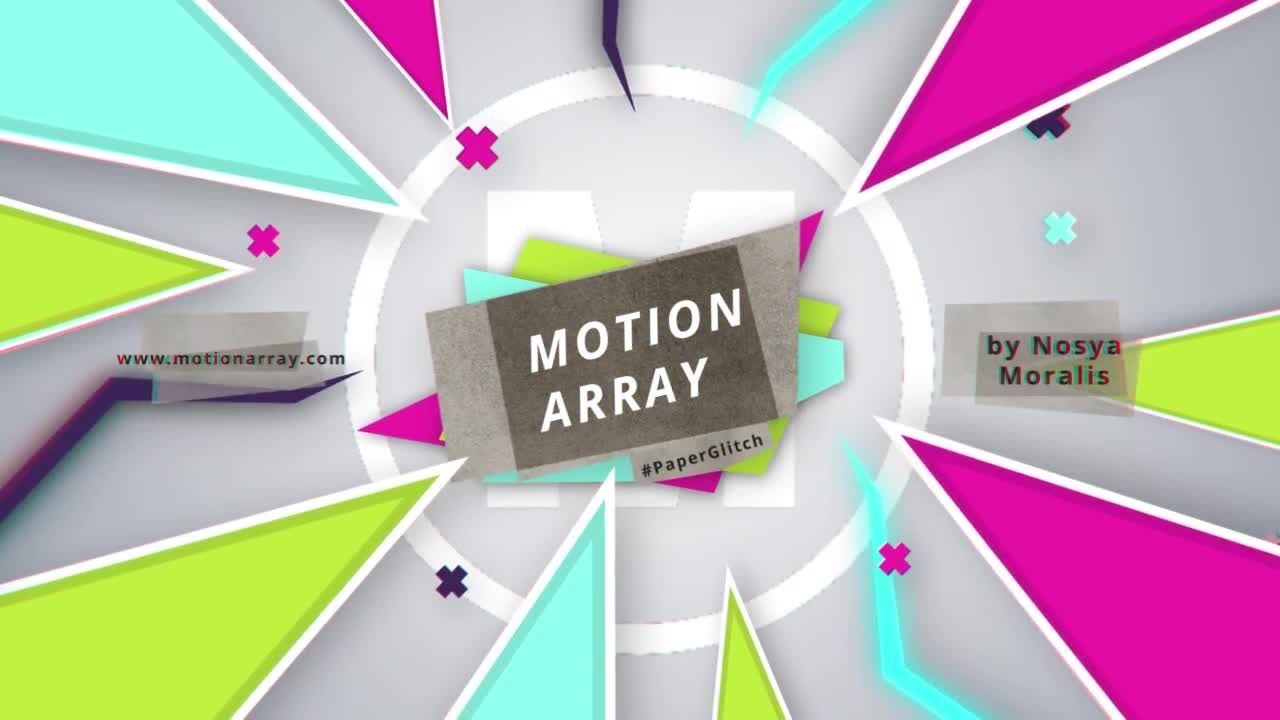 色彩鲜艳的独特动画标志显示素材库精选AE模板