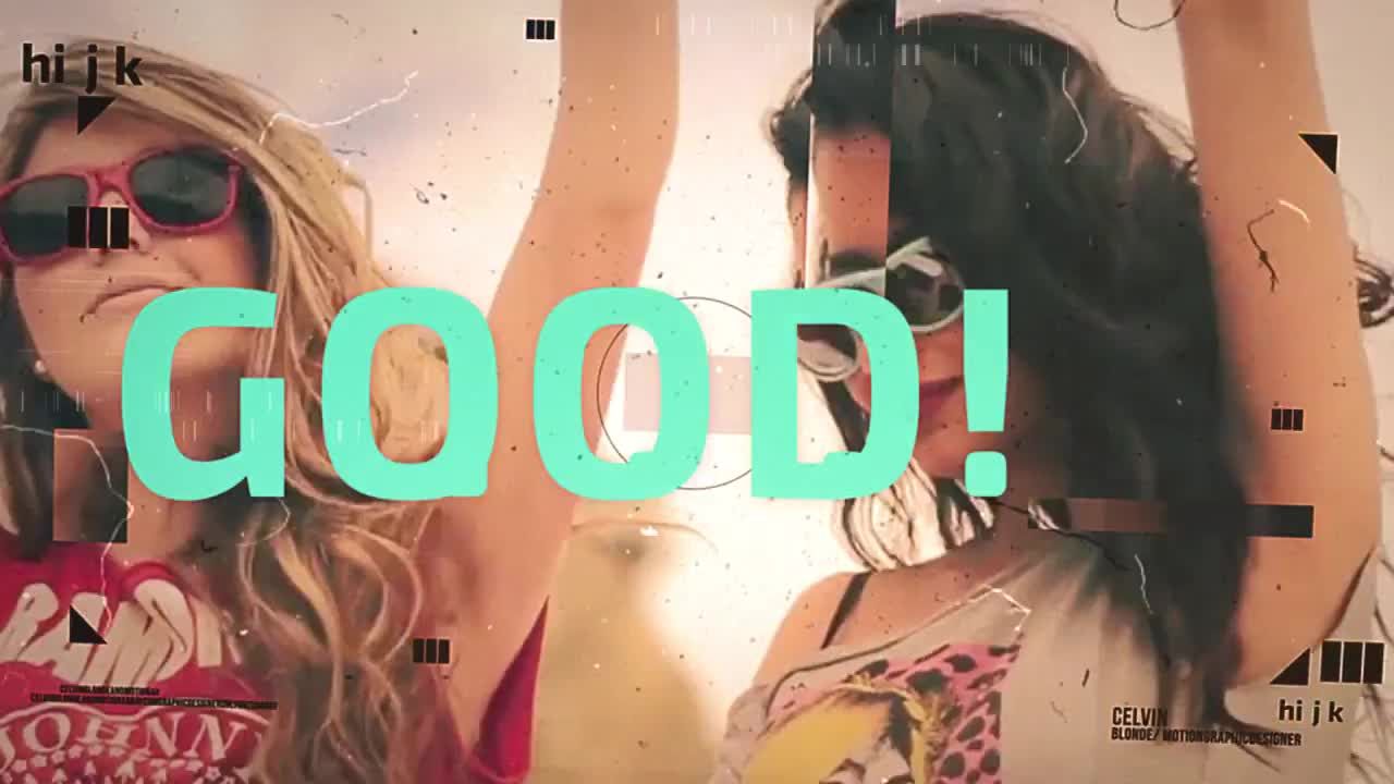 时尚的幻灯片文本动画过渡效果素材库精选AE模板