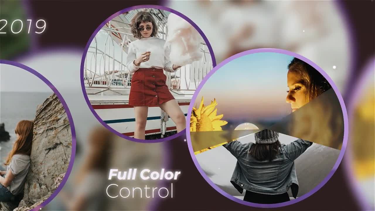 精美的带有电影效果的时钟元素幻灯片素材库精选AE模板