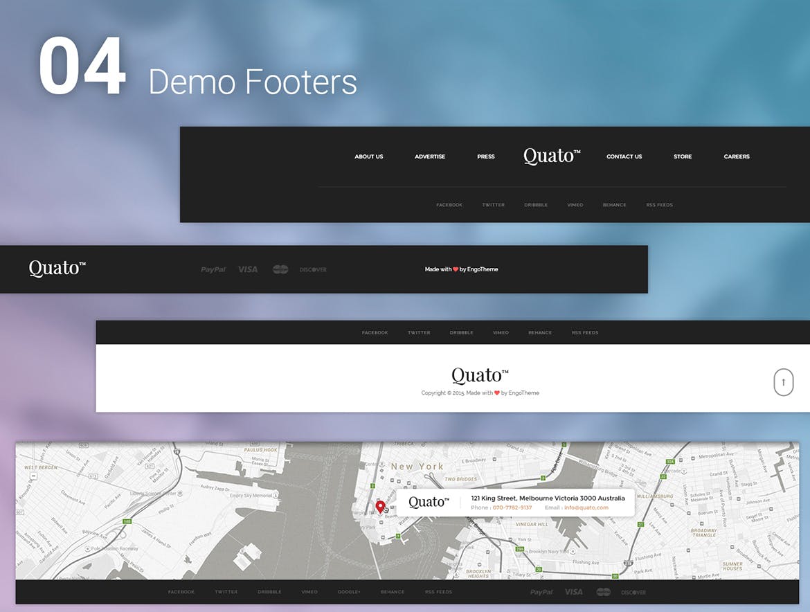 2019年设计趋势响应式HTML网上商城模板素材库精选 Quato | Multi Store Responsive HTML Template插图(2)