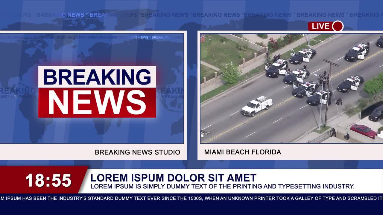 新闻图形4K电视广播素材库精选AE模板