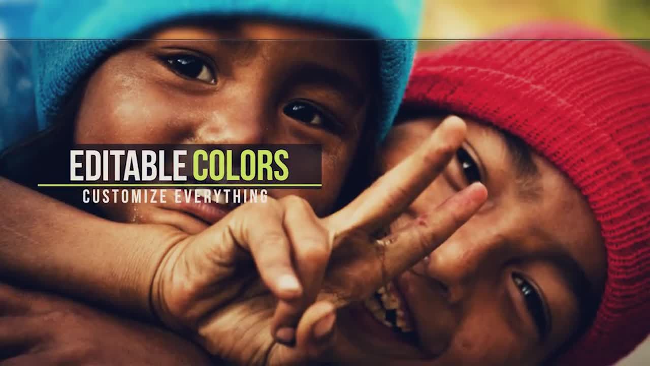 复古怀旧图文幻灯片展示素材库精选AE模板