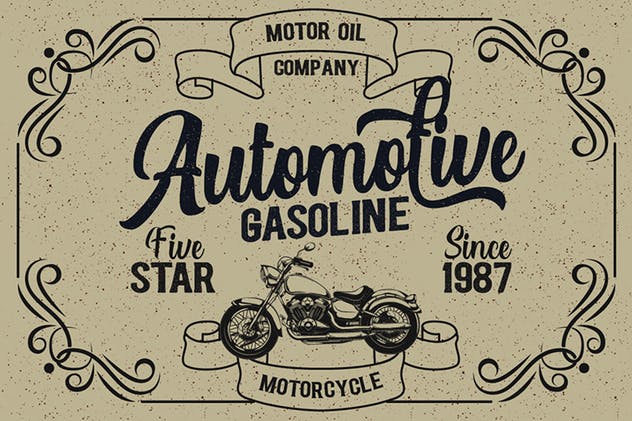 复古分层英文衬线字体 Authentic Layered Fonts插图(1)