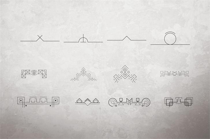 Melancholy Outline font插图8