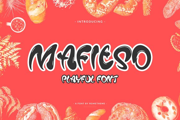 Mafieso – Playful Font素材之家精选英文字体