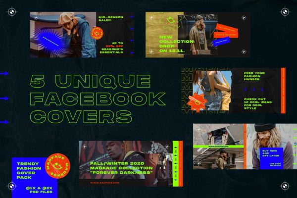 潮流时尚主题Facebook封面设计模板素材库精选 Fashion Facebook Covers