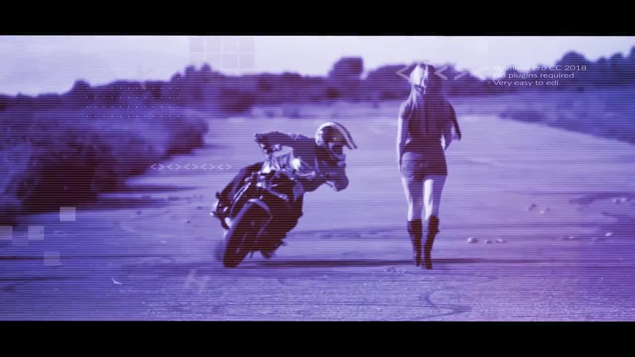 PR漂移过渡特效模板