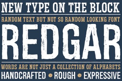 Redgar Font Family素材之家精选英文字体