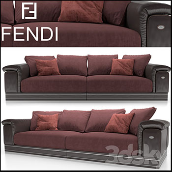 双人红色真皮沙发素材之家精选3D模型