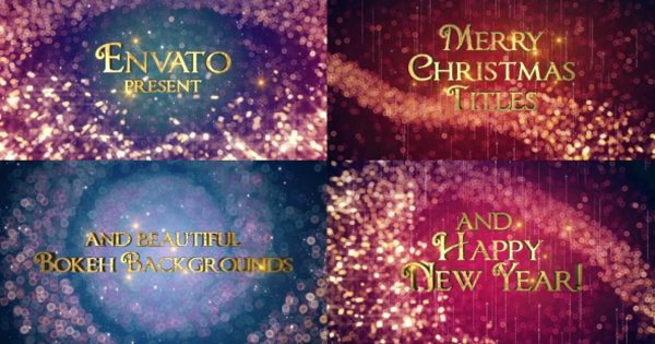 节日假日主题标题特效素材库精选AE模板 Holiday Titles