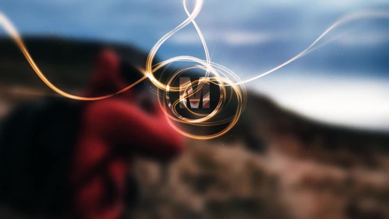 广告发光徽标显示素材库精选AE模板