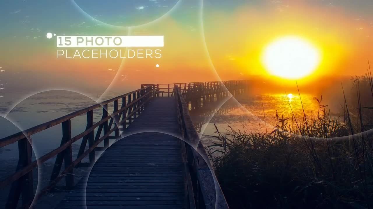 简介圆幻灯片素材库精选AE模板