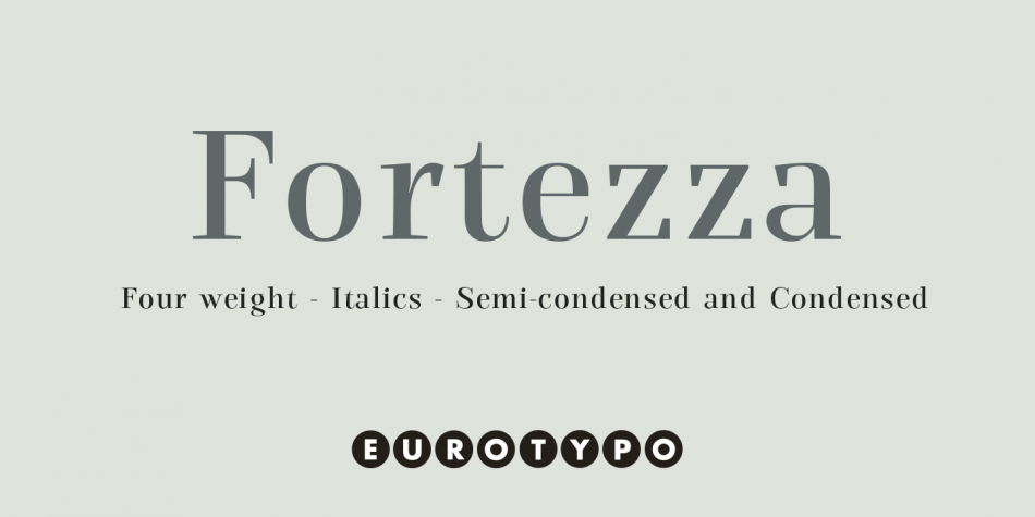 Fortezza Font Family素材之家精选英文字体