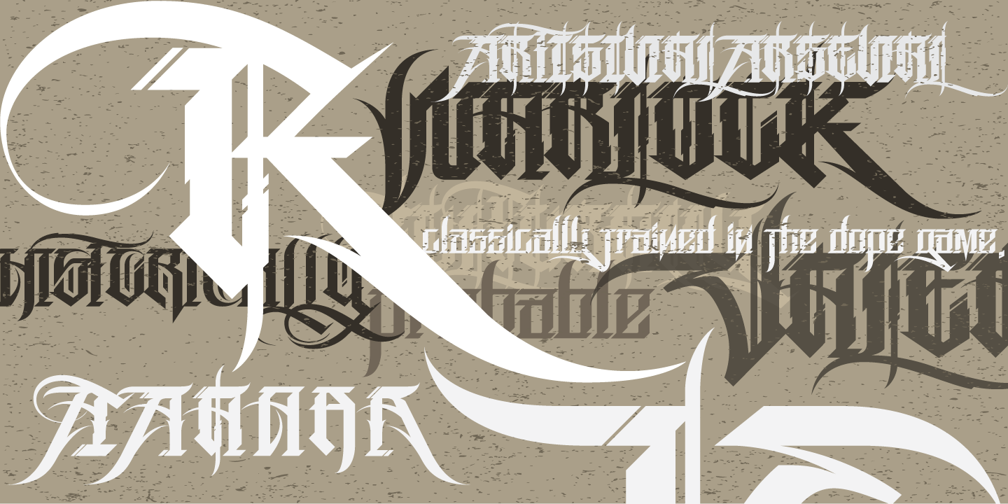 Rase Grimm Font Family插图