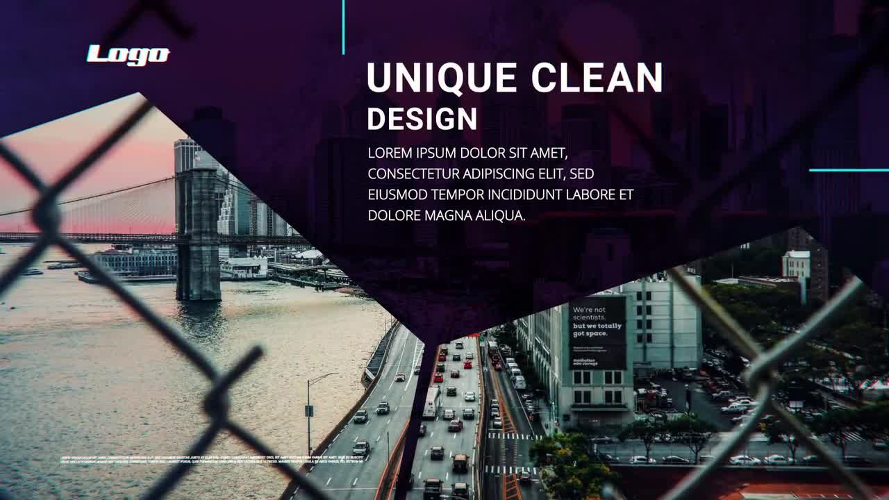 简单晕染视频转场视频特效素材库精选AE模板