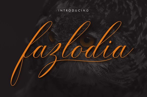 Fazlodia Font素材之家精选英文字体