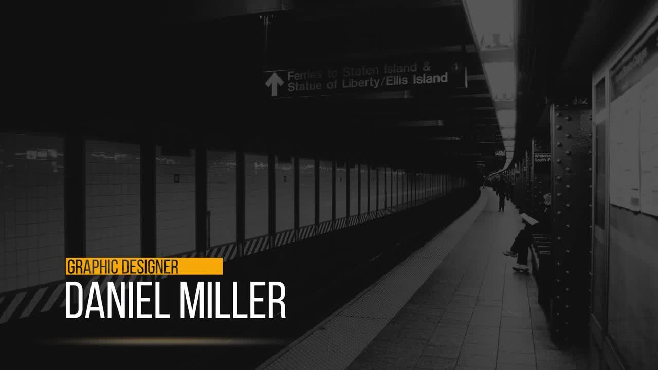 12个平滑动画下三分之一企业技术全屏标题素材库精选AE模板