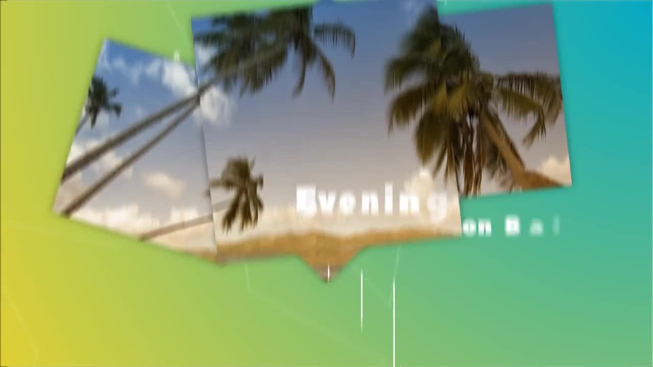 夏季快速幻灯片素材库精选AE模板