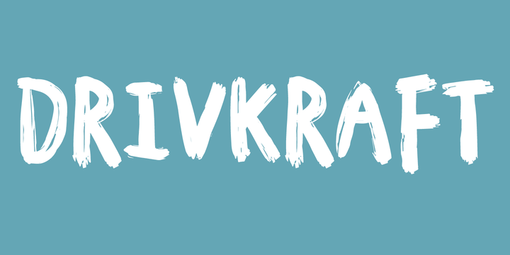Drivkraft Font插图