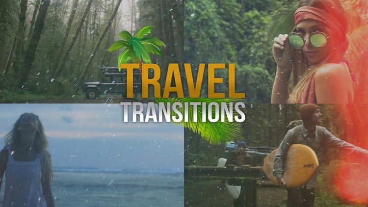 17个有趣动态旅行素材库精选pr模板