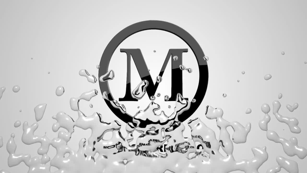 独特的液体徽标动画素材库精选AE模板