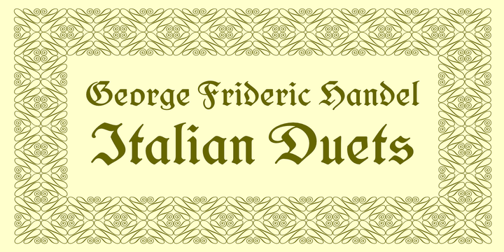 Salzmann Fraktur Font插图2