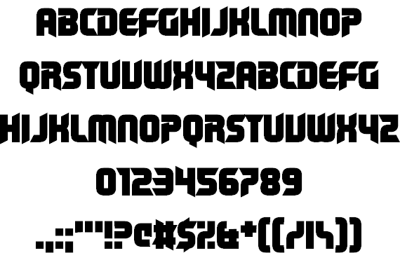 Medical Shape font插图1