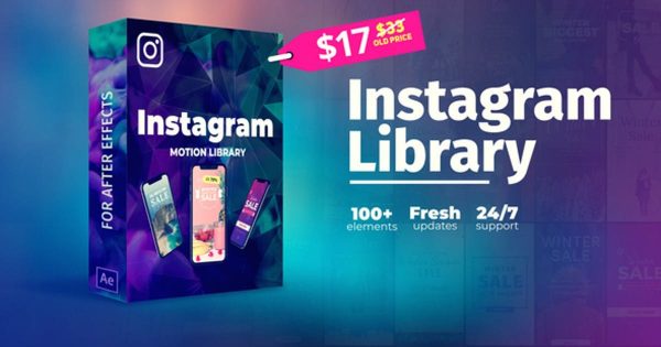 Instagram社交媒体广告促销视频AE素材 Instagram Stories