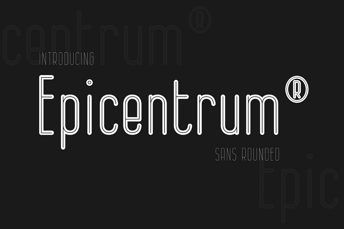 Epicentrum Regular Font素材之家精选英文字体