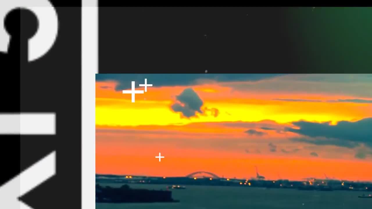 现代时尚的城市风光开场白素材库精选AE模板