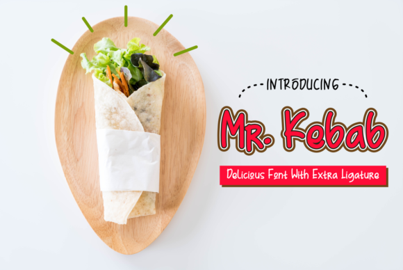 Kebab Font素材之家精选英文字体