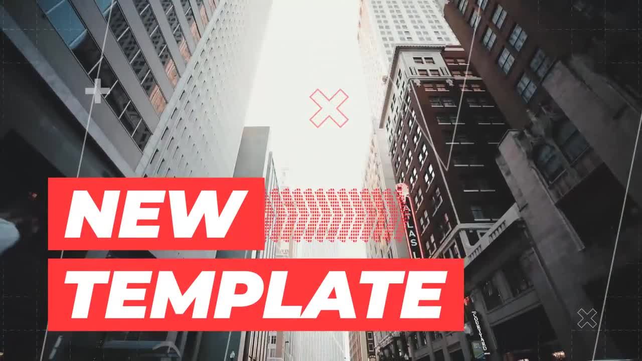 城市促销故障效果展示素材库精选AE模板