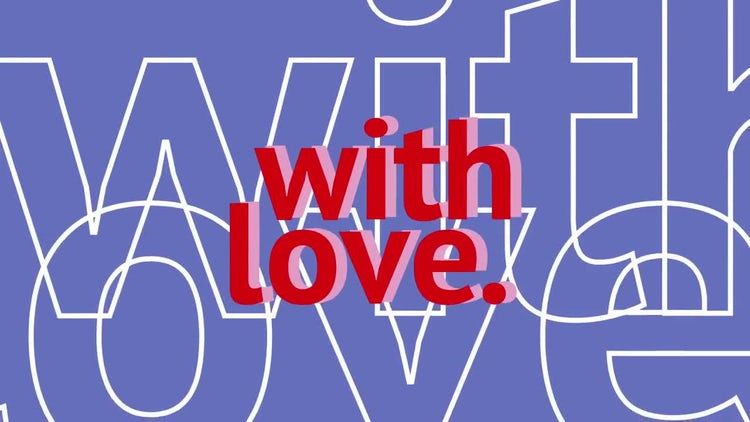 现代文本排版动画过渡效果素材库精选AE模板