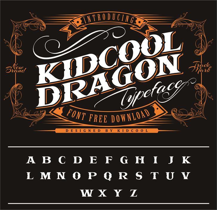 KIDCOOL DRAGON font插图5