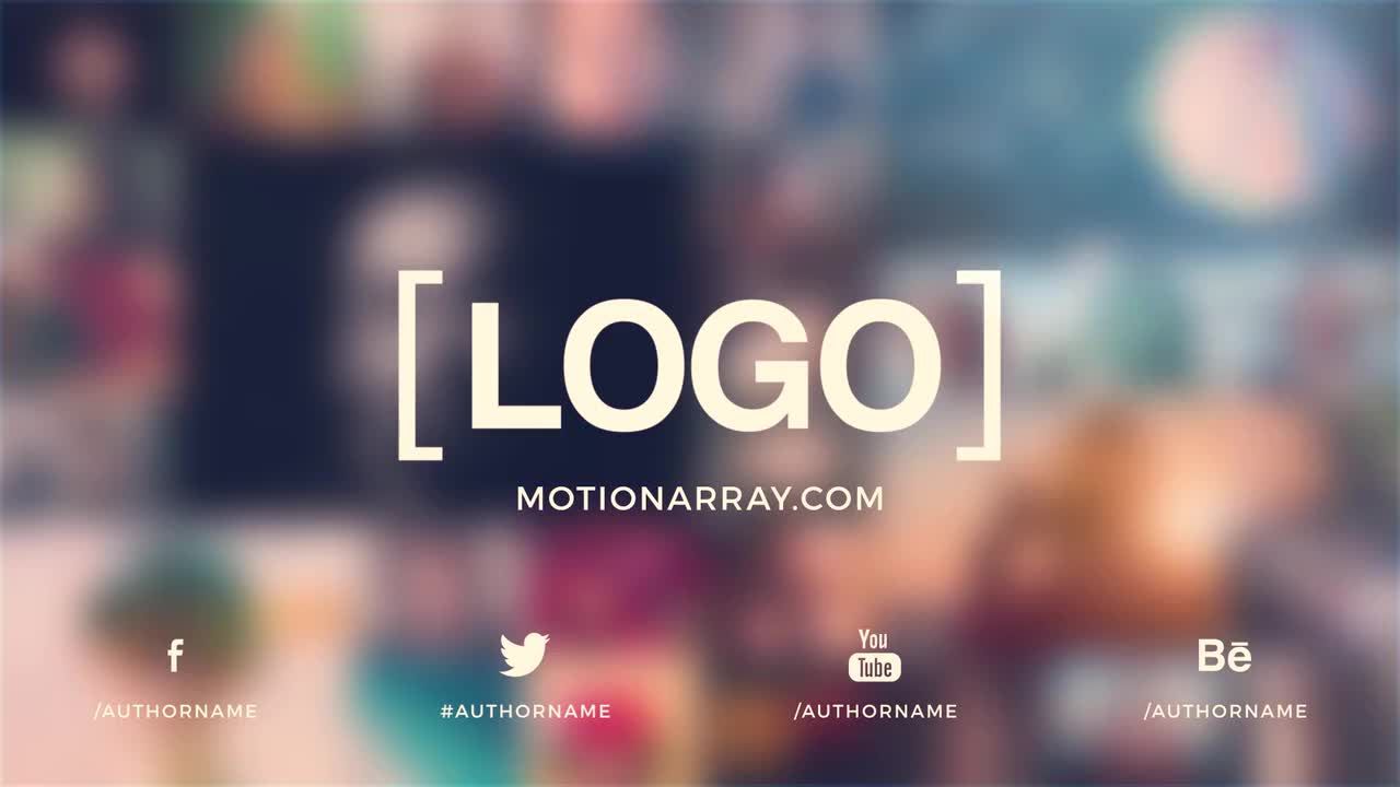 彩色流畅优雅的动画幻灯片素材库精选AE模板