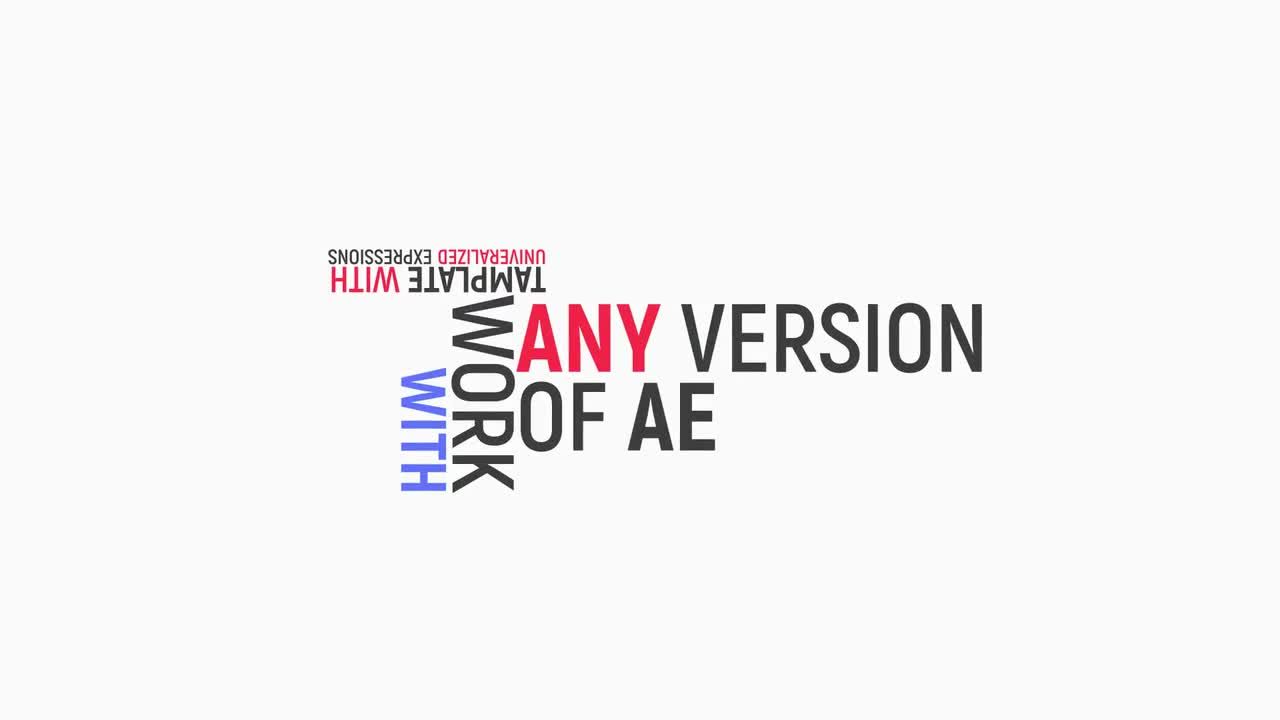 19种排版动画标题素材库精选AE模板