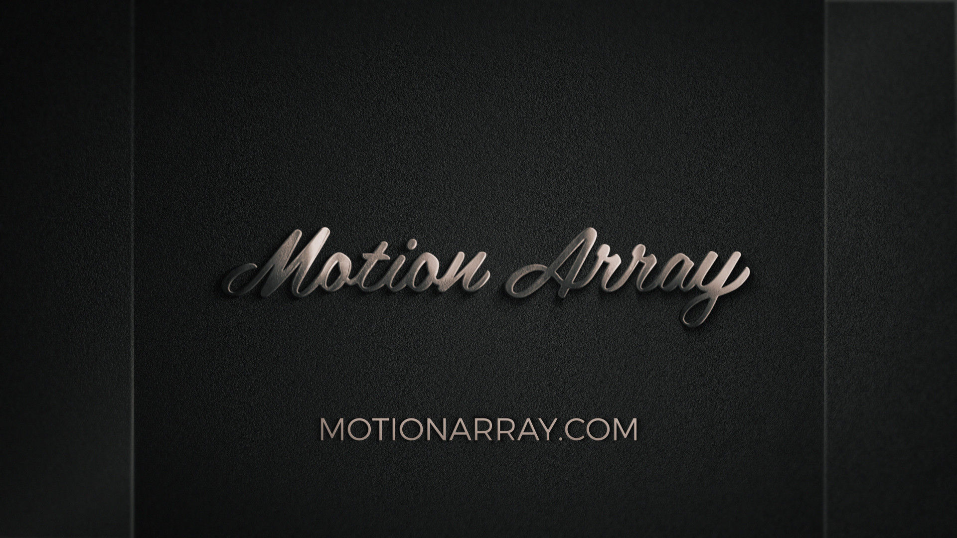 优雅的玻璃和金属Logo展示素材库精选AE模板